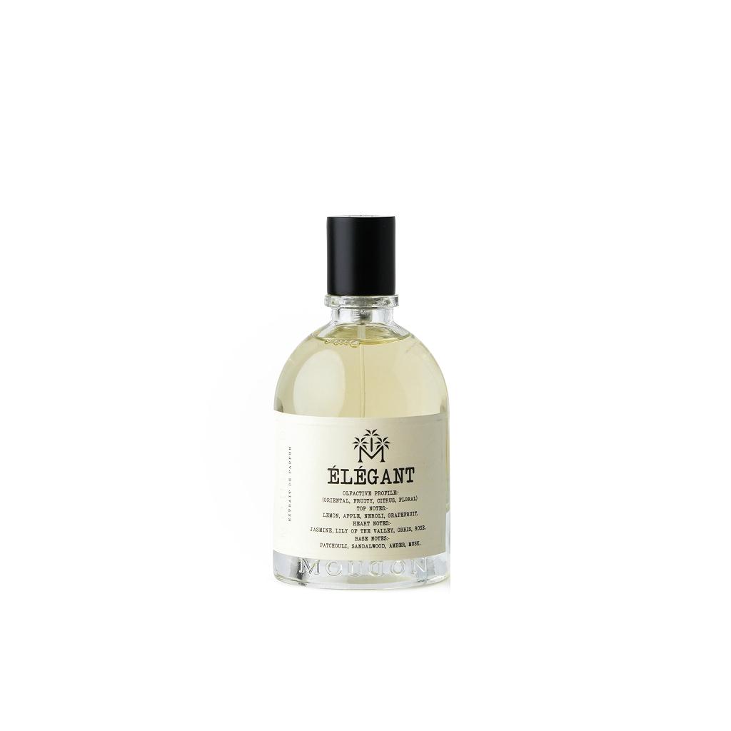 Perfume bottle on a plain white background
